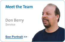 Parts Manager Don Berry